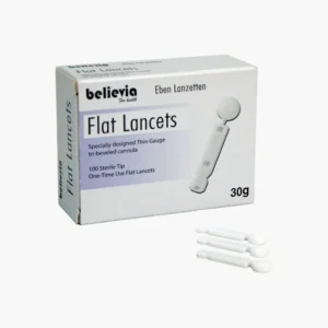 Believia 30G Flat Sterile Lancets 100 Pcs
