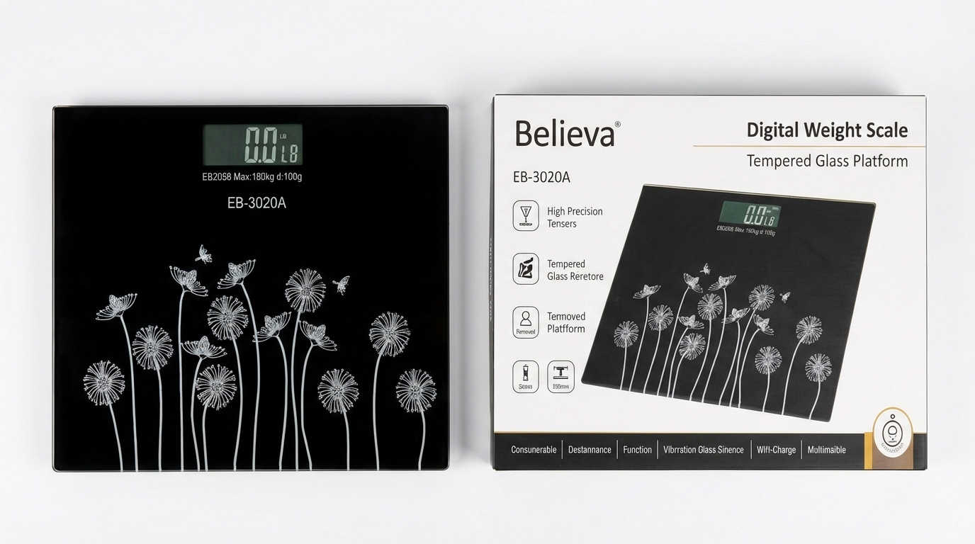 Believia Digital Personal Weight Scale EB-3020A - Image 2