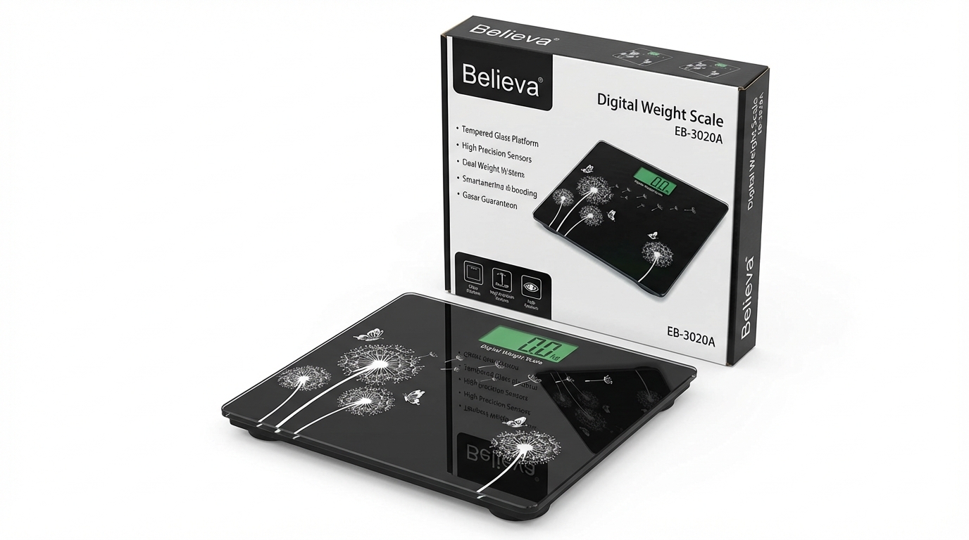 Believia Digital Personal Weight Scale EB-3020A - Image 5