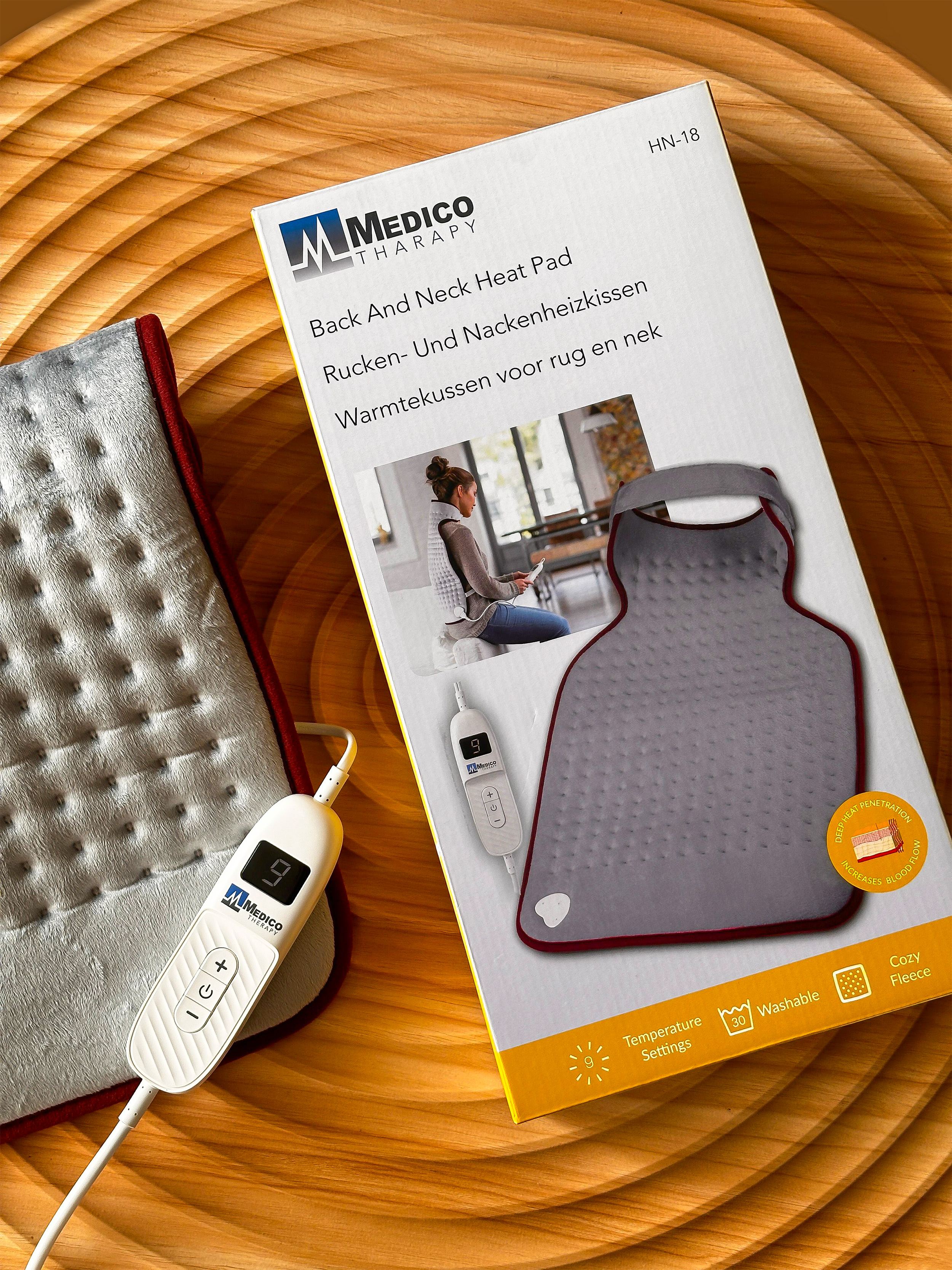 Medico Back & Neck Heating Pad HN-18 - Image 3