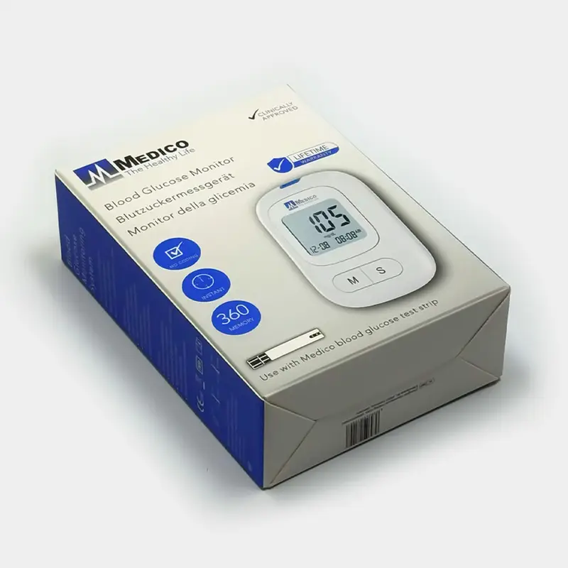 Medico Blood Glucose Monitor & Glucometer - Image 2